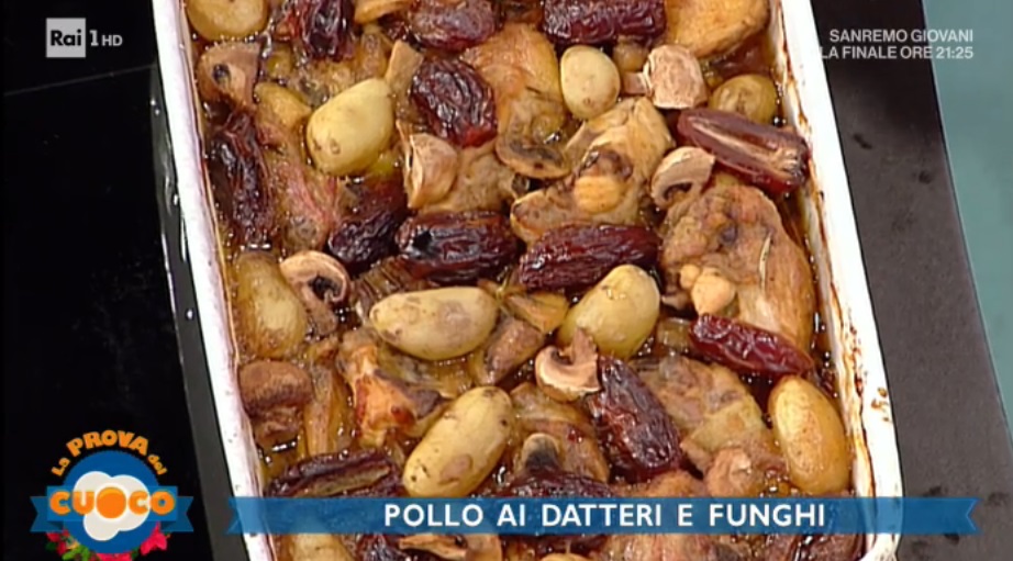 pollo ai datteri e funghi di Diego Bongiovanni