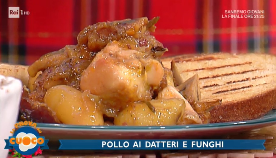 pollo ai datteri e funghi di Diego Bongiovanni