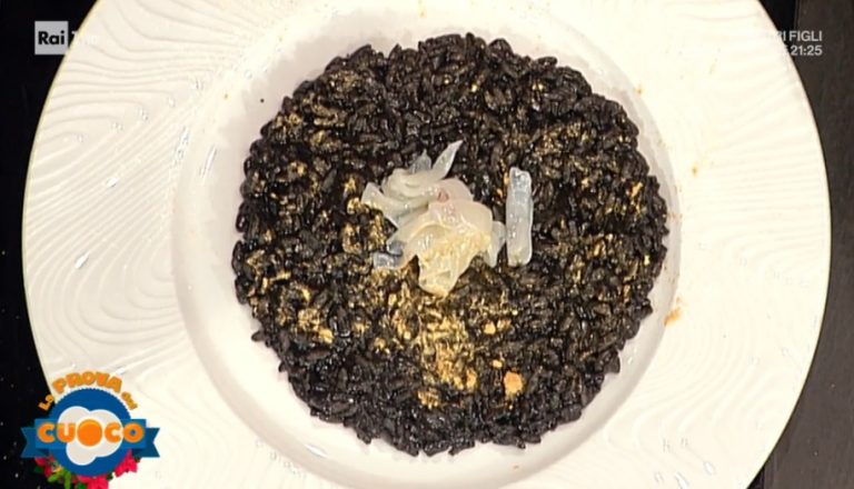 risotto nero con le seppioline di Gianfranco Pascucci