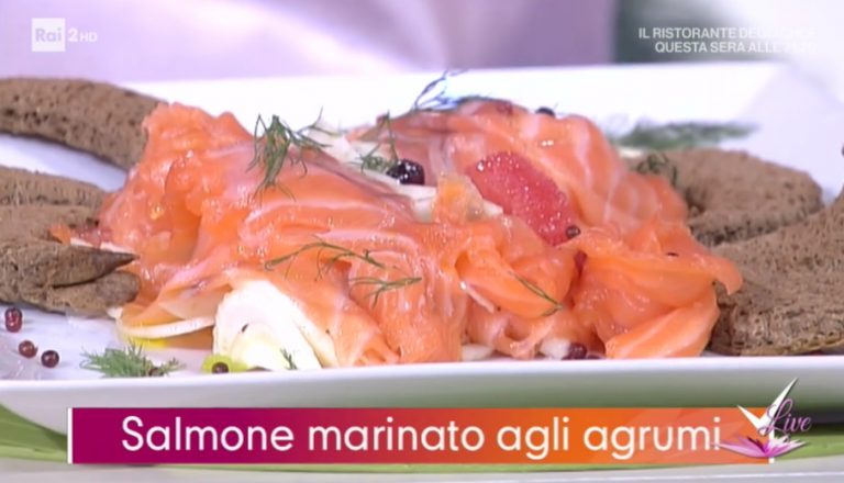 salmone marinato agli agrumi di Daniele Persegani