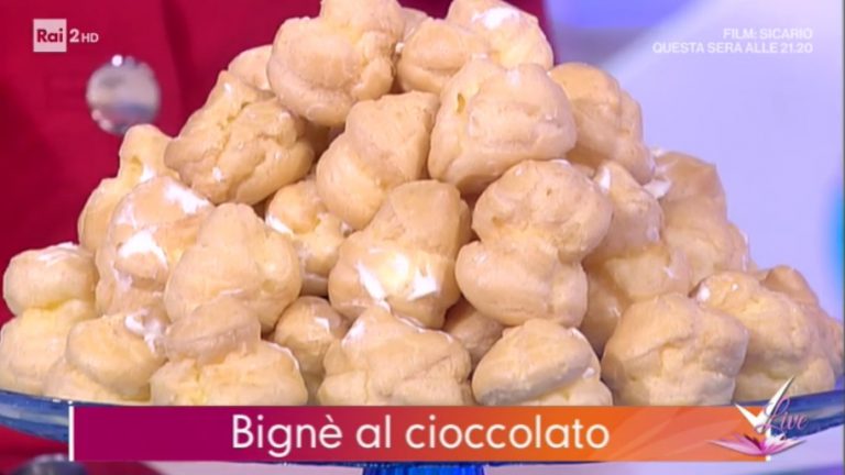 bignè al cioccolato di Giustina