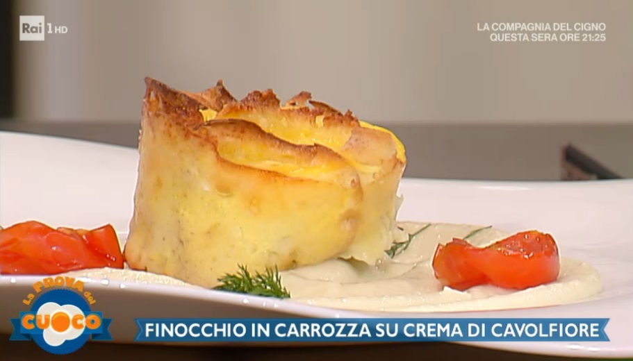 finocchio in carrozza su crema di cavolfiore di Antonella Ricci