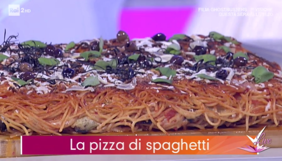 pizza di spaghetti