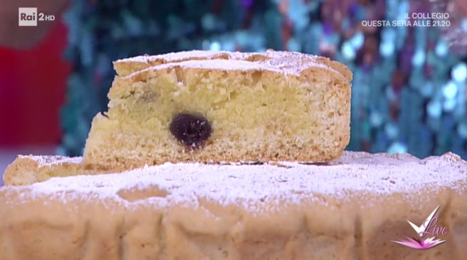 crostata con crema frangipane e amarene di Giustina