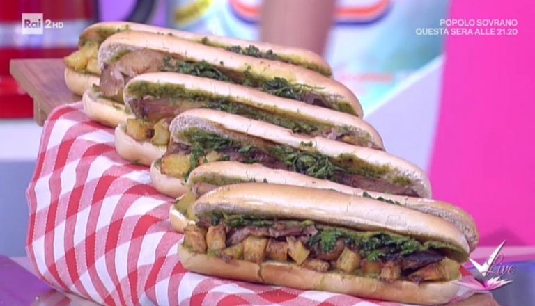 hot dog di costine arrosto con patate di Andrea Mainardi