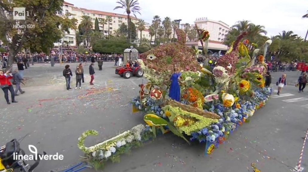 Cipressa, carro vincitore SanRemo in fiore 2019