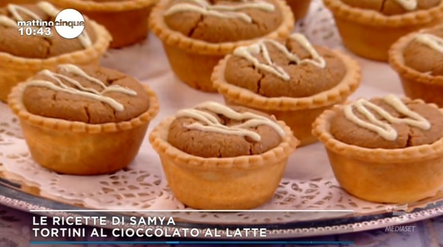 tortini al cioccolato al latte