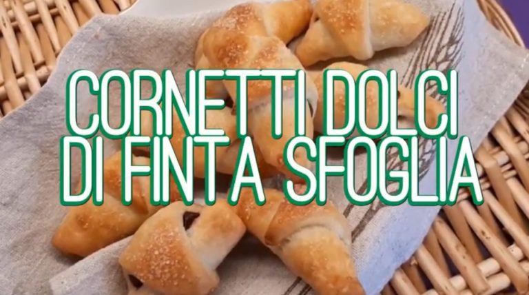 cornetti dolci di finta sfoglia