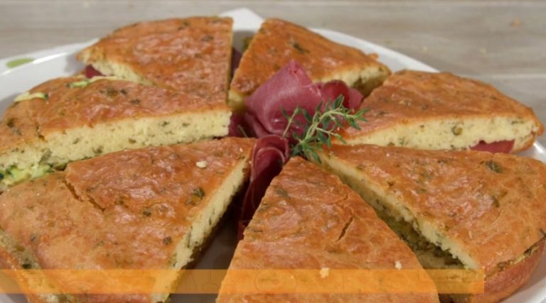 torta salata con doppia farcitura