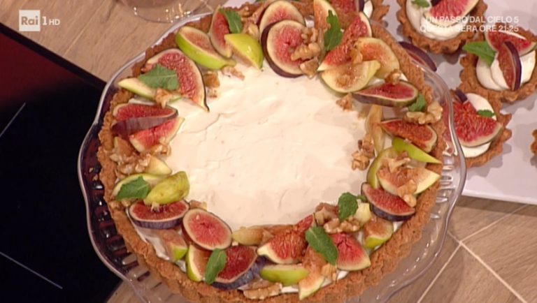 torta crema e fichi di Natalia Cattelani