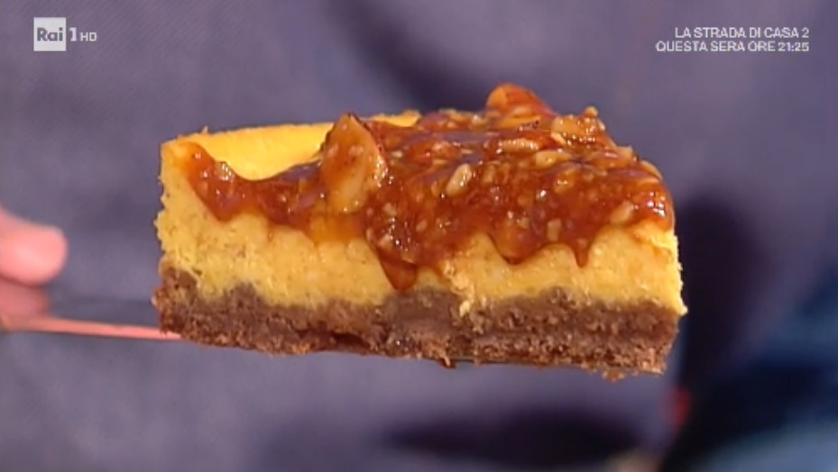 cheesecake alla zucca con salsa mou di Daniele Persegani