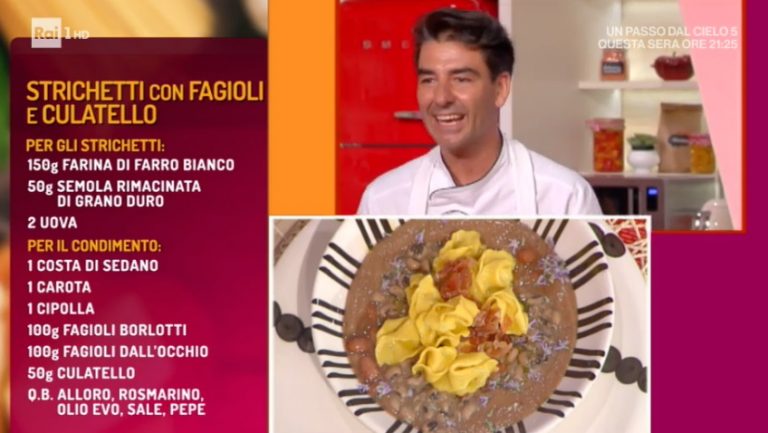 strichetti con fagioli e culatello di Sergio Barzetti