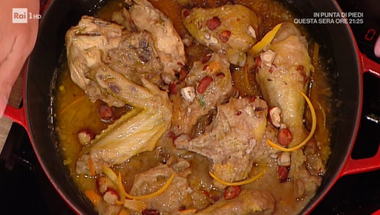 pollo con arance e nocciole di Angelica Sepe