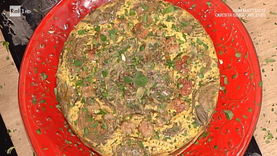 timballo di pasta e carciofi di Luisanna Messeri