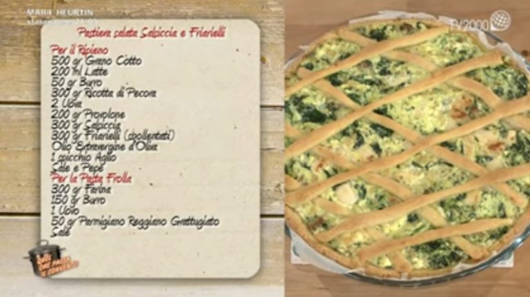 pastiera salata salsiccia e friarielli