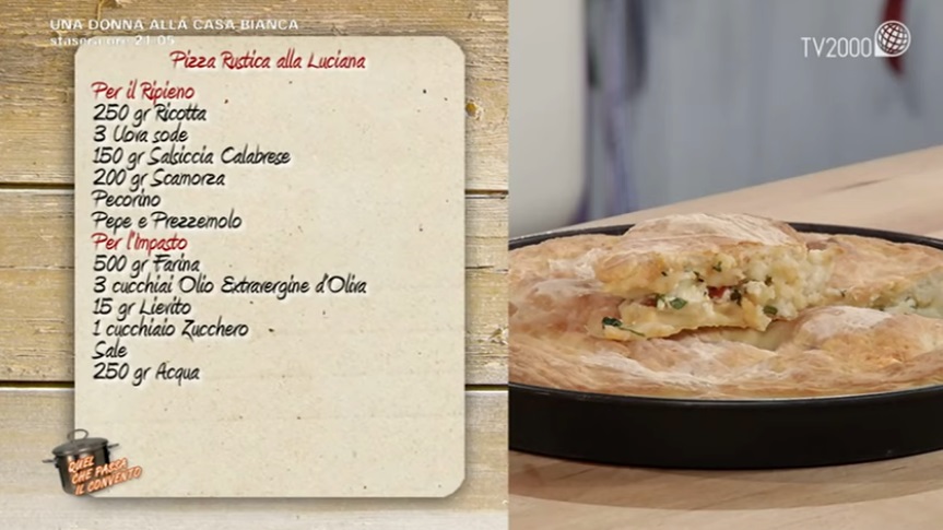 pizza rustica alla Luciana