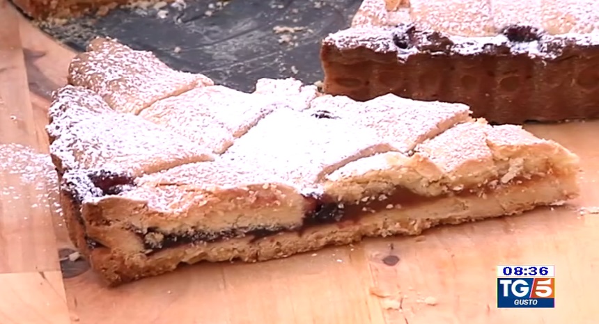 crostata con pasta frolla montata