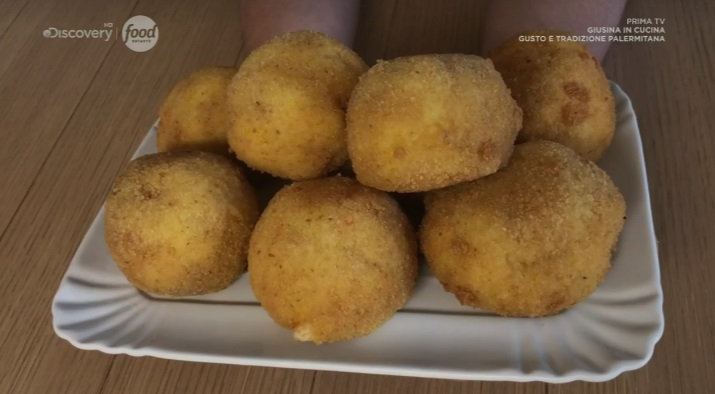 arancine alla carne e al burro