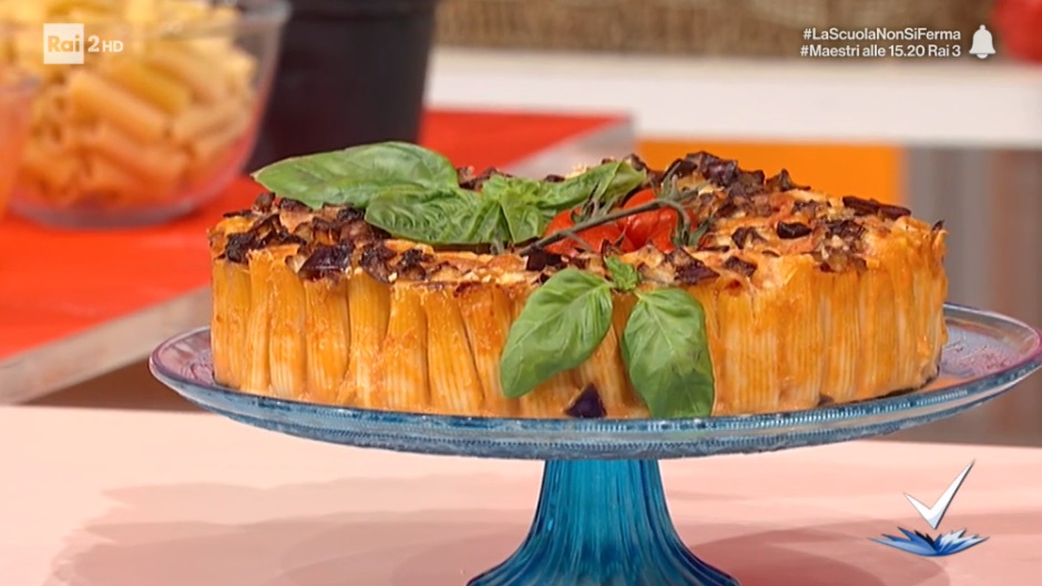 timballo di pasta e melanzane