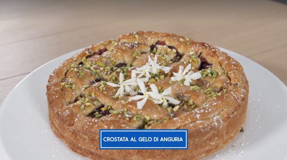 crostata al gelo d'anguria