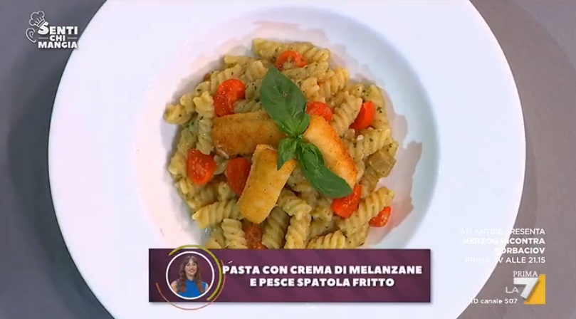 pasta con crema di melanzane