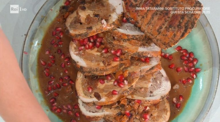 arrosto di tacchino alla melagrana