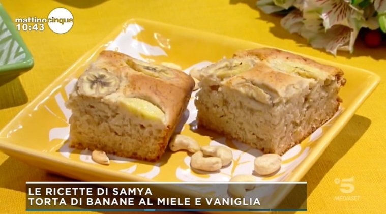 torta di banane al miele