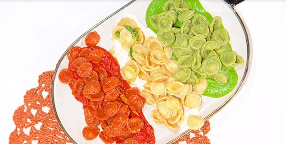 orecchiette tricolori con sughi tricolori di Antonella Ricci