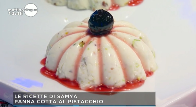 panna cotta al pistacchio di Samya