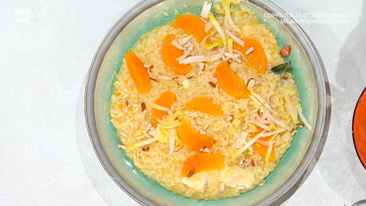 risotto agli agrumi e indivia belga di Sergio Barzetti