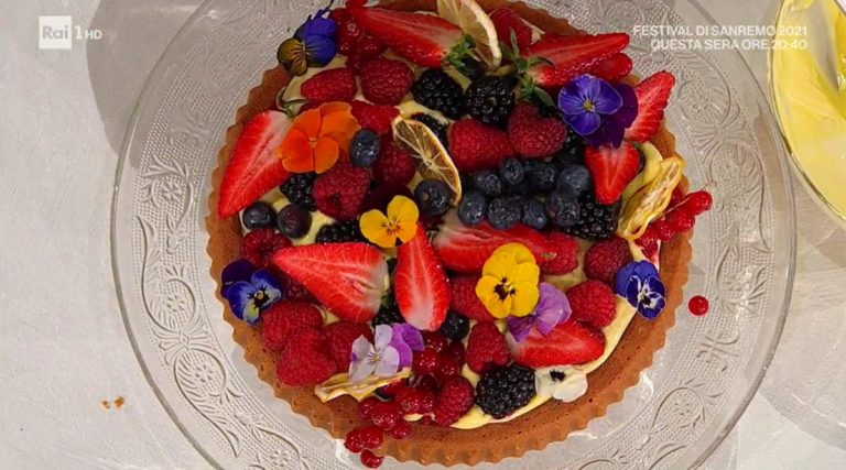 torta di frutta con crema al limone di zia Cri