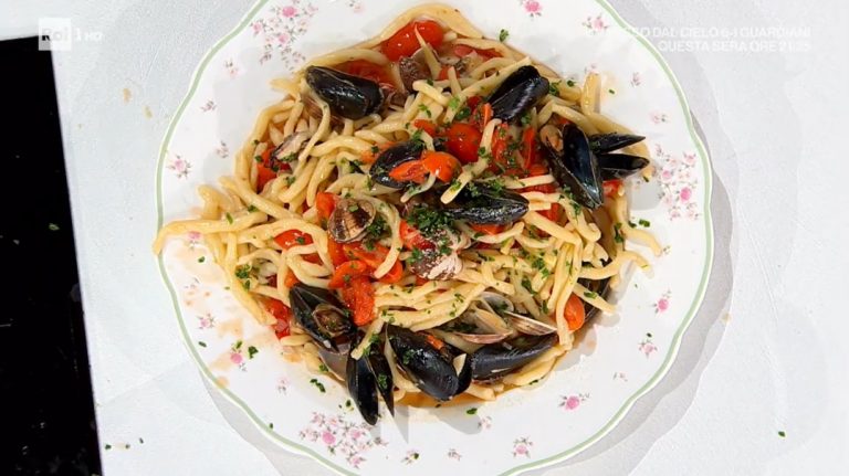 strozzapreti ai frutti di mare e zenzero di zia Cri