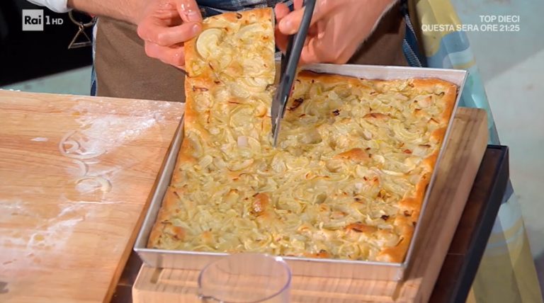 focaccia con cipolle di Fulvio Marino