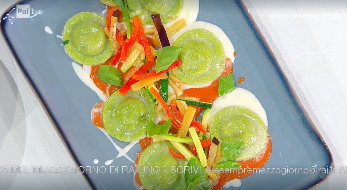 ravioli di melanzane e mozzarella di Gian Piero Fava