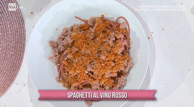 spaghetti al vino rosso di Fabrizio Rebollini