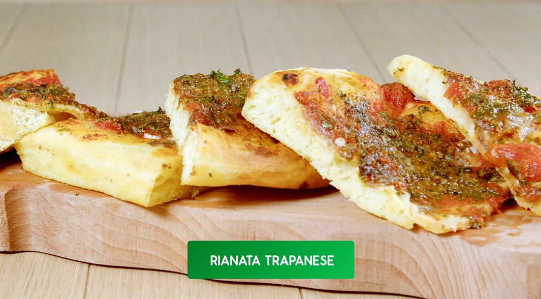 pizza rianata trapanese