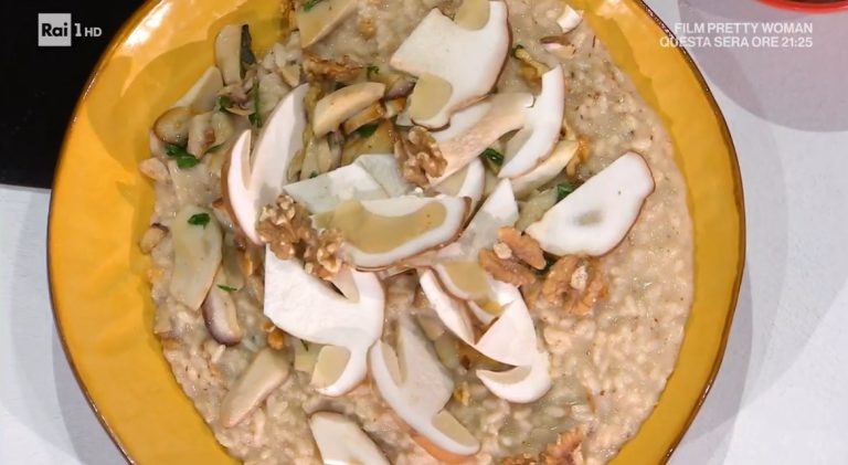 risotto ai porcini e noci di Sergio Barzetti