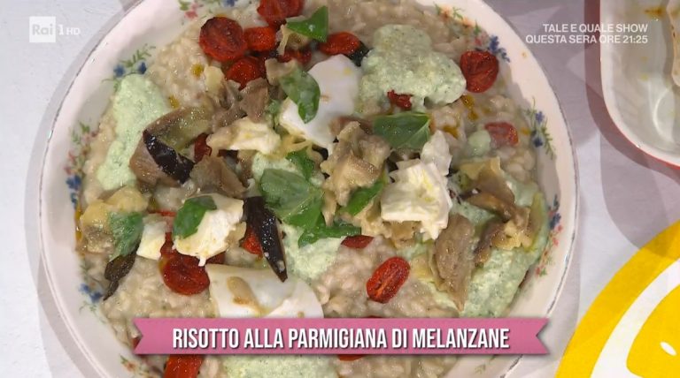 risotto alla parmigiana di melanzane di Sergio Barzetti