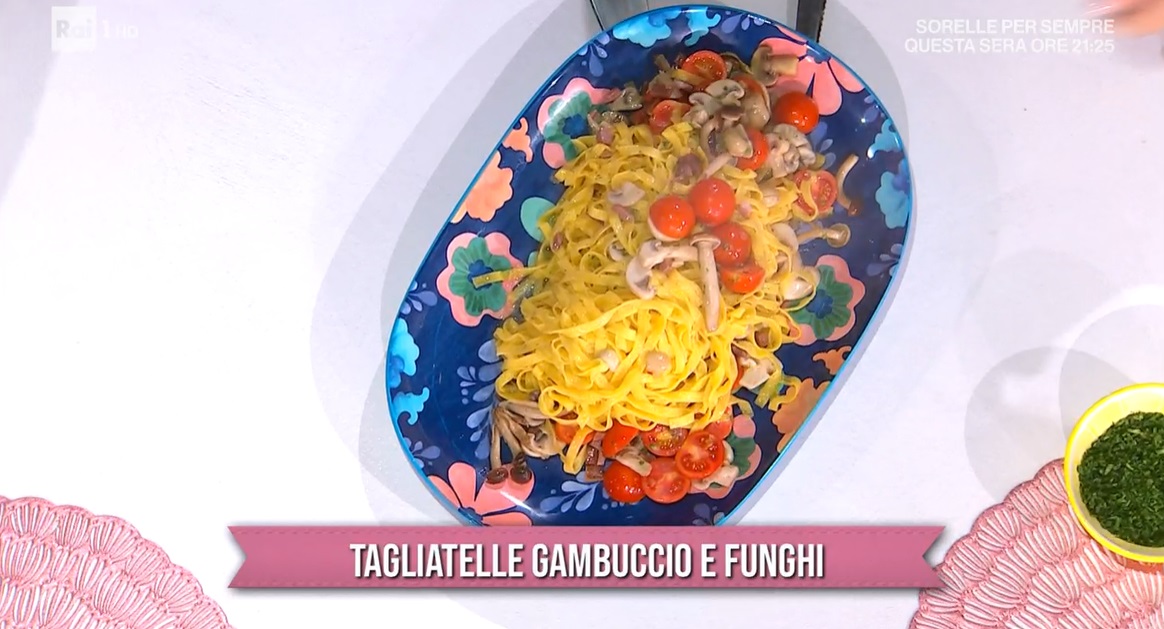 tagliatelle gambuccio e funghi di Zia Cri