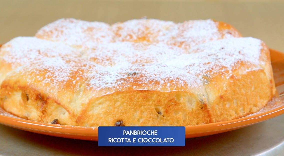 pan brioche ricotta e cioccolato