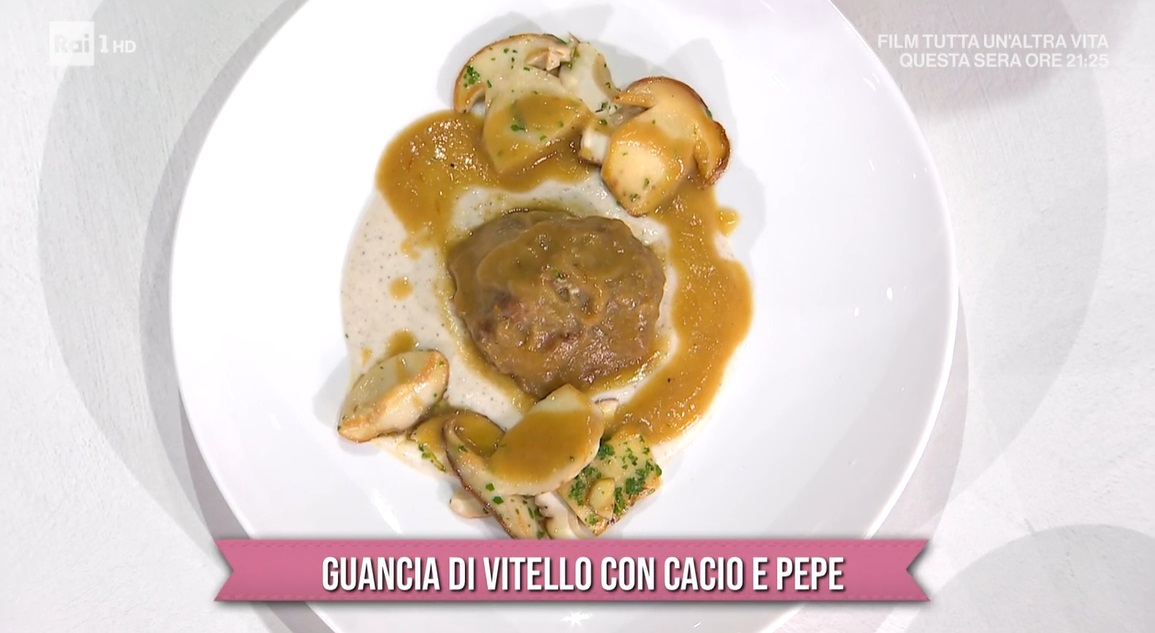 guancia di vitello con cacio e pepe di Gian Piero Fava