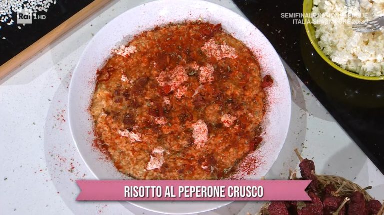 risotto al peperone crusco di Sergio Barzetti