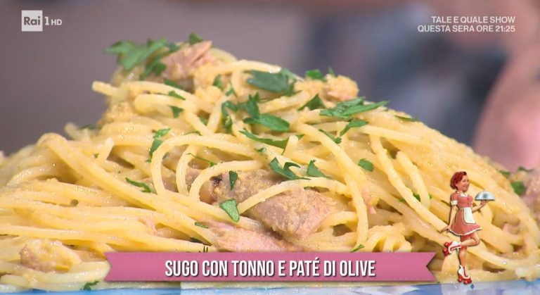 sugo con tonno e patè di olive di zia Cri