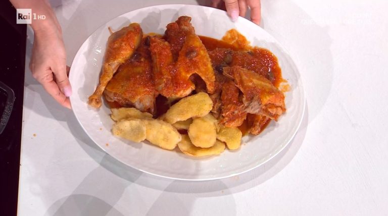 pollo alla cacciatora con funghi fritti di Federico Fusca