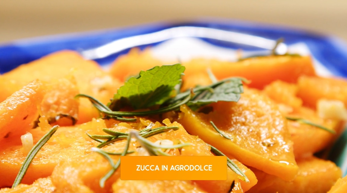 zucca in agrodolce