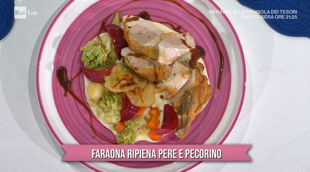 faraona ripiena pere e pecorino di Gian Piero Fava