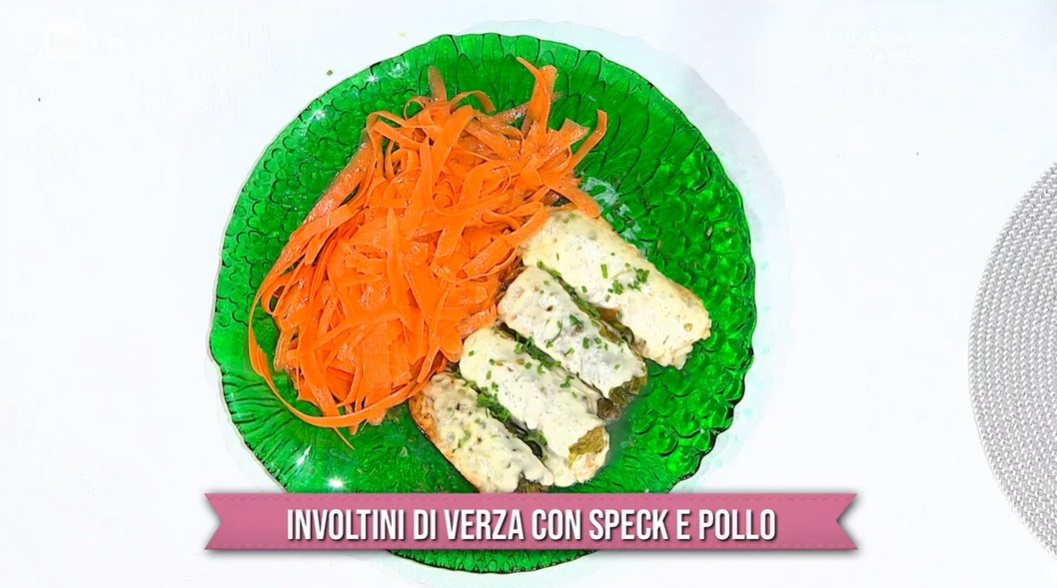 involtini di verza con speck e pollo di Barbara De Nigris