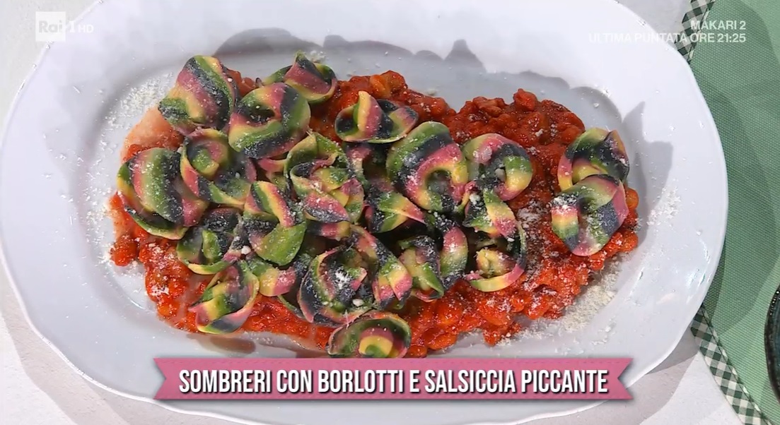 sombreri con borlotti e salsiccia piccante di Daniele Persegani