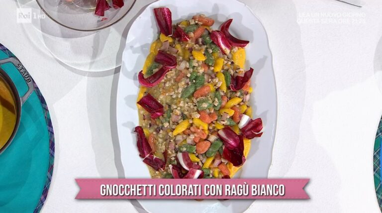 gnocchetti colorati con ragù bianco di Gian Piero Fava