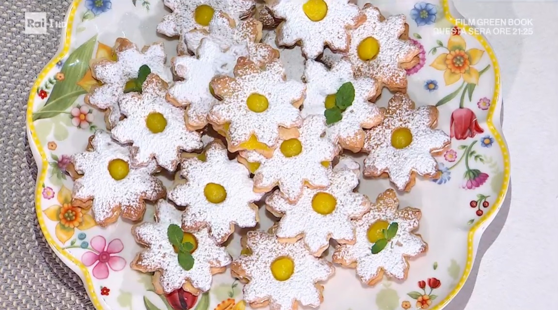 biscotti occhi di bue alla doppia mela di zia Cri